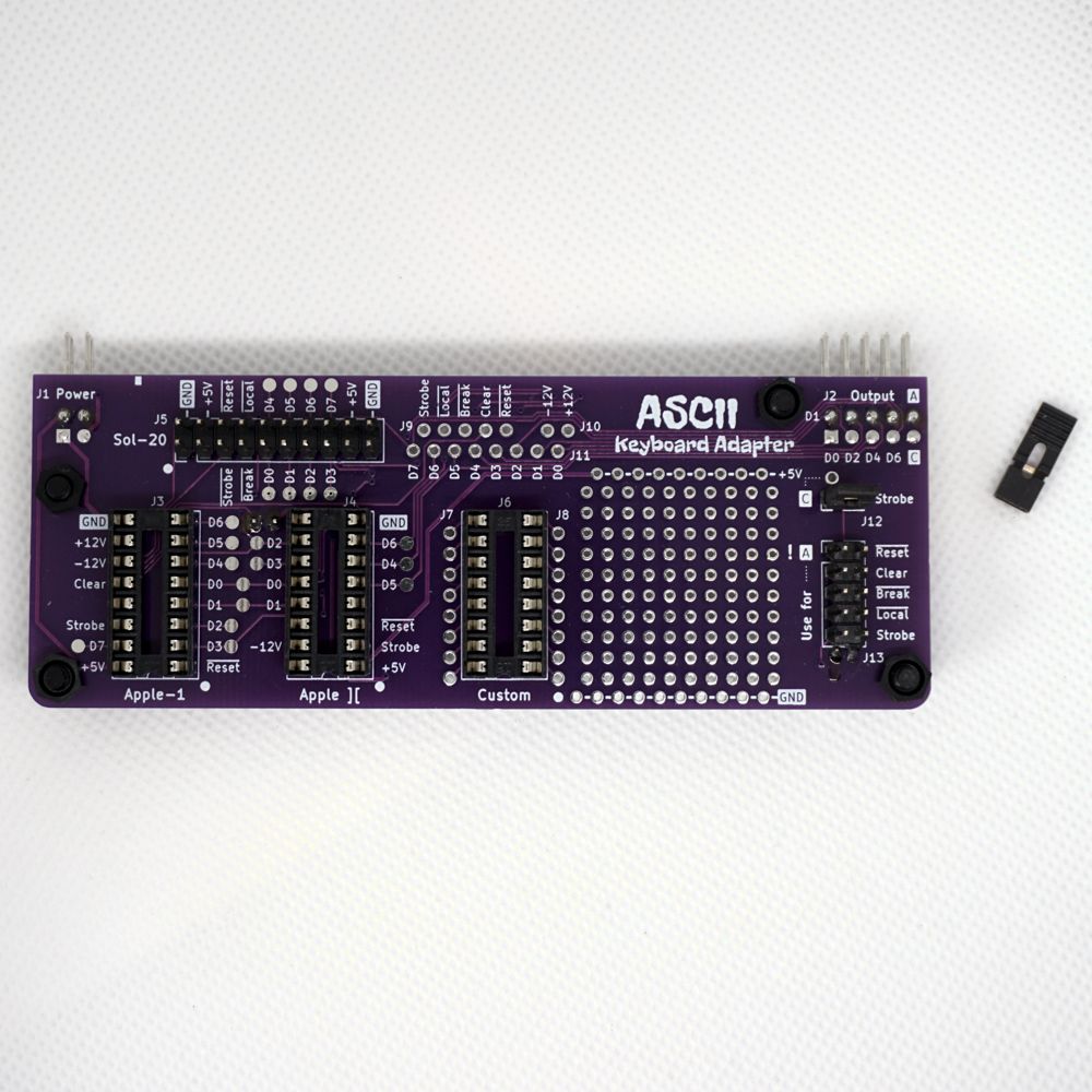 Front view of the ASCII Keyboard Adapter
