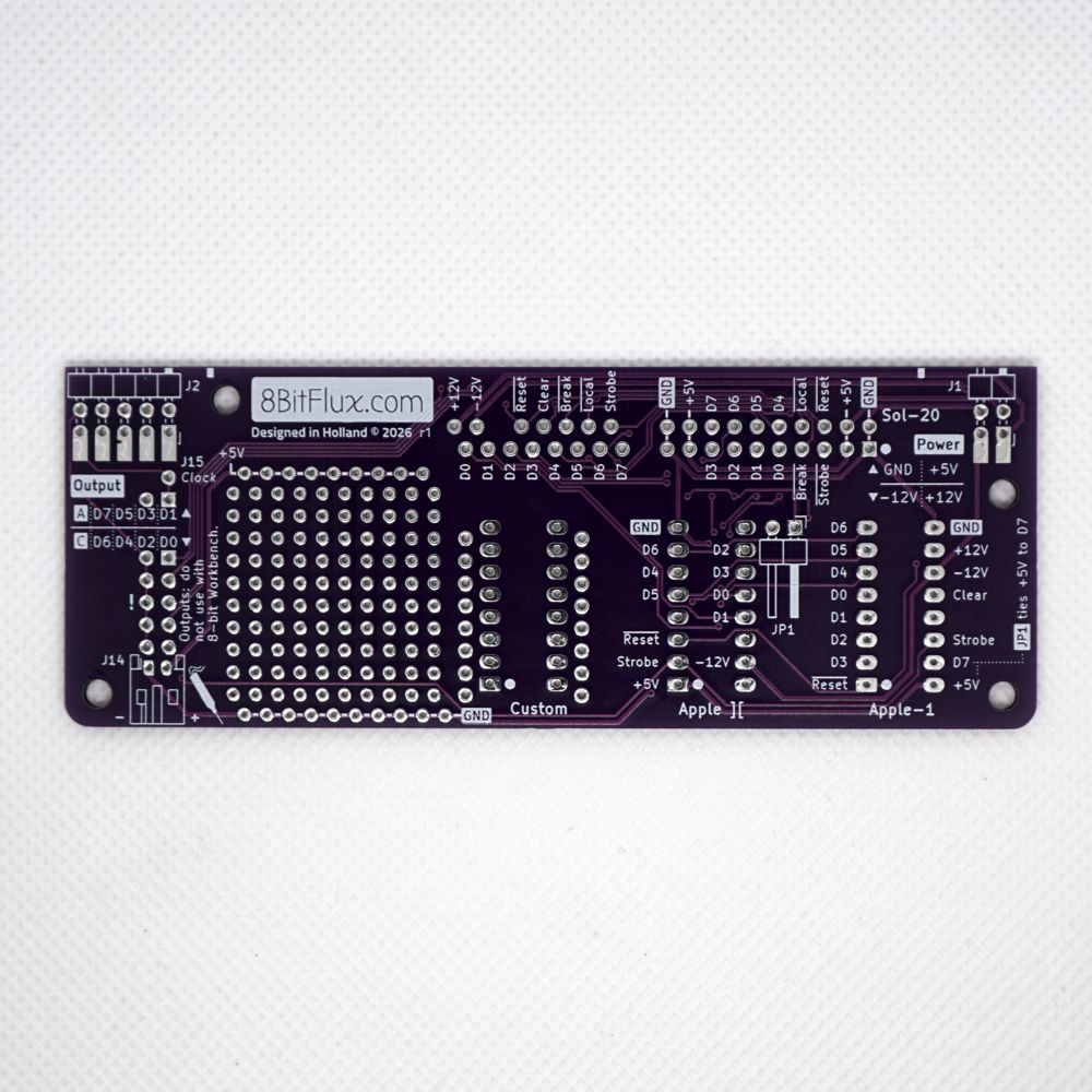Back PCB side of the ASCII Keyboard Adapter