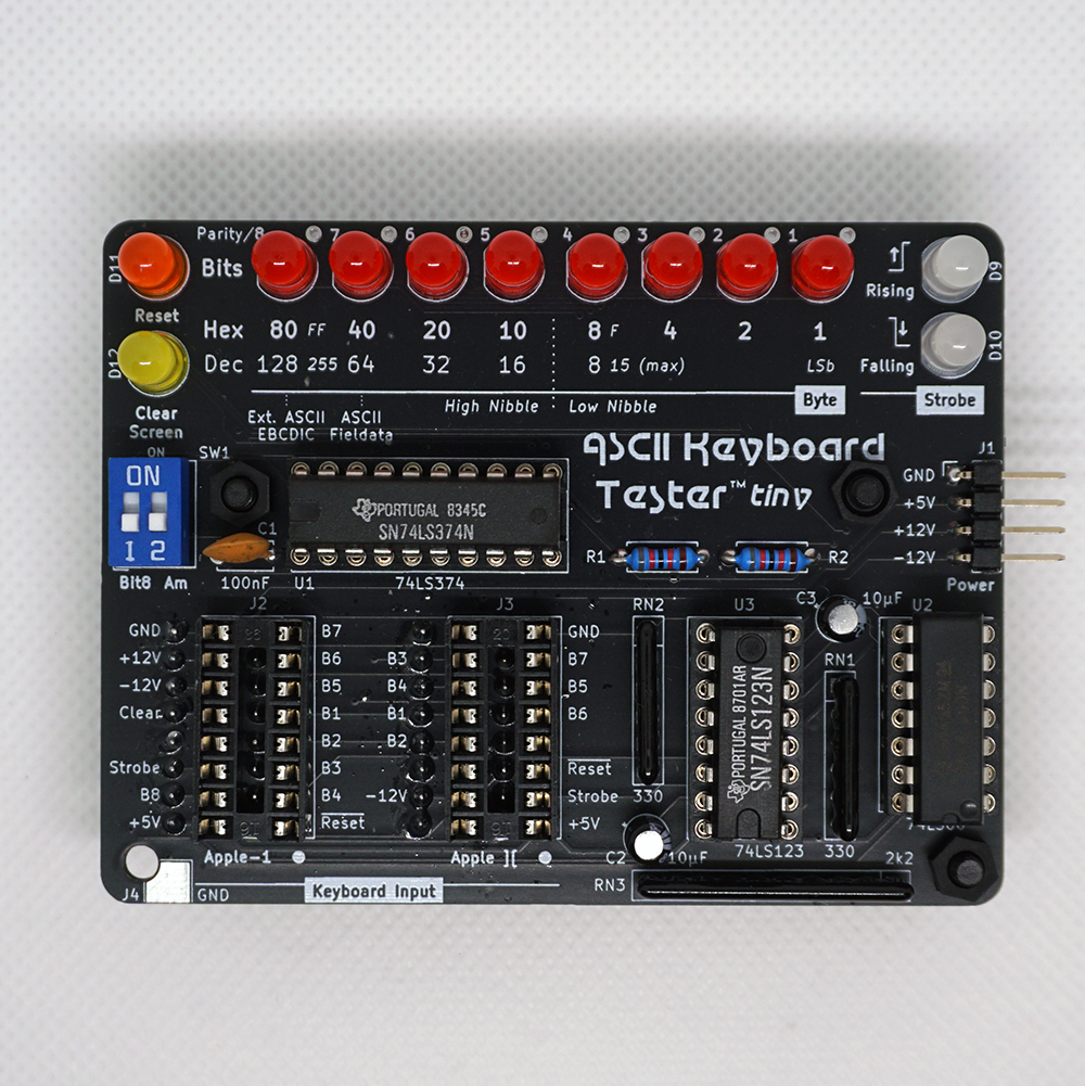 The ASCII Keyboard Tester Tiny
